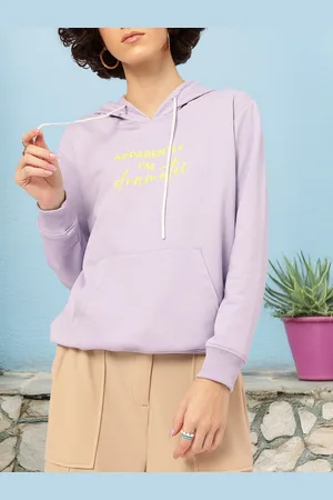 DressBerry Humor Print Hooded Drop-Shoulder Sweatshirt