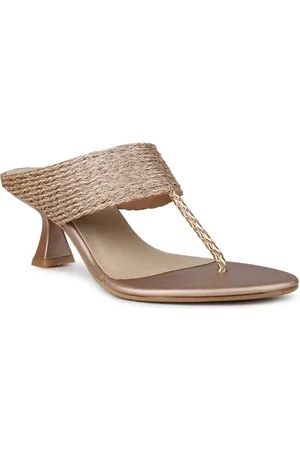 Inc 5 Women Ethnic Embellished Round Toe Heels