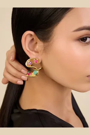 ISHARYA Contemporary Hoop Earrings