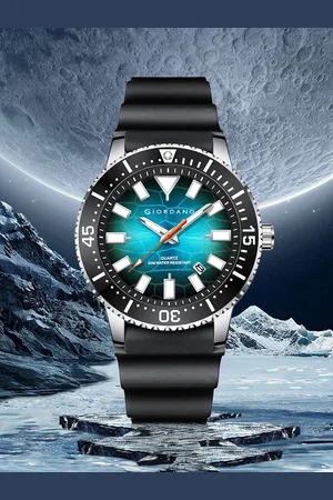 Giordano Men Dial & Bracelet Style Straps Analogue Watch GZ-50103-02-Blue