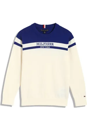 Tommy Hilfiger Boys Colourblocked Cotton Sweatshirt