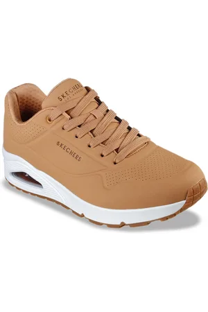 Skechers Uno - Stand On Air Men Solid Lace Ups Round Toe Casual Sneakers