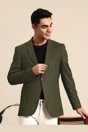 Mast & Harbour Single-Breasted Textured Blazer