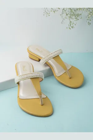 Inc 5 Women Embellished Block Heel Sandals