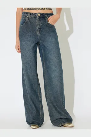Koton Women Cotton Solid Regular Fit Heavy Fade High-Rise Jeans