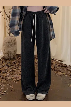 HERE&NOW Women Relaxed Loose Fit Trousers
