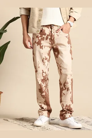 Mast & Harbour Men Relaxed Fit Tie & Dye Jeans