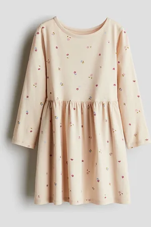 H&M Girls Printed Cotton Dress