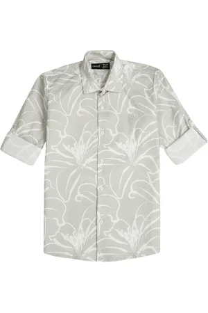 CAVIO Boys Comfort Opaque Printed Casual Shirt
