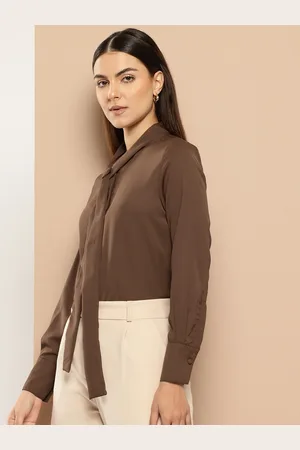 Invictus Women Neck Tie Semiformal Shirt