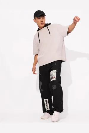 The Souled Store Men Baggy Fit Mid Rise Star Wars Regular Stretchable Jeans