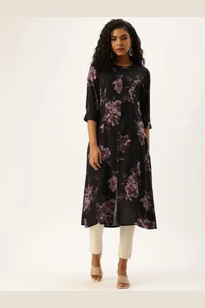 Amukti Floral Printed Kurta