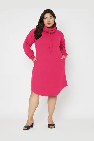 BRINN Women Cowl Neck Jumper Dress