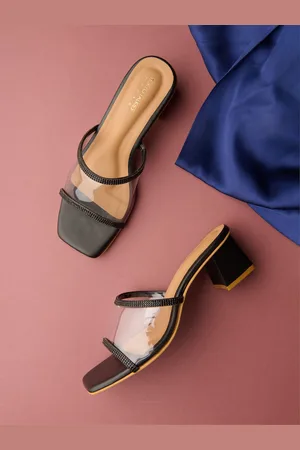 Tokyo Talkies Open Toe Block Heels