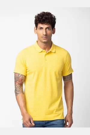SPYKAR Men Printed Polo Collar Slim Fit T-shirt