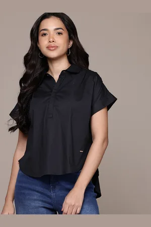 Nautica Shirt Collar Pure Cotton Shirt Style Top