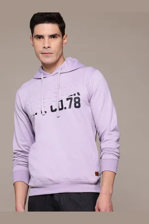 Roadster The Lifestyle Co. Brand Logo Print Hooded Sweatshirt