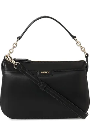 DKNY PU Structured Handheld Bag with Tasselled