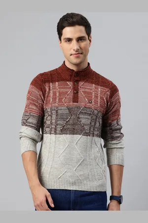 Pierre Carlo Men Colourblocked Pullover