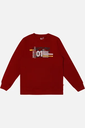 BodyCare Boys Typography Round Neck Printed Pullover