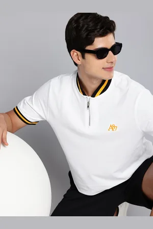 Aeropostale Mandarin Collar Pure Cotton T-shirt
