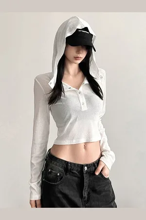 HERE&NOW Women Hooded Long Sleeves Sweatshirt