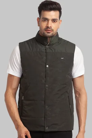 Park Avenue Men Camouflage Printed Puffer Jacket