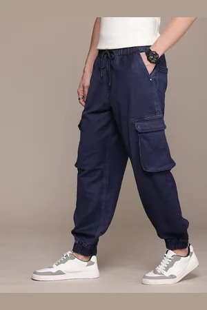 WROGN Men Oversized Fit Cargo Style Joggers