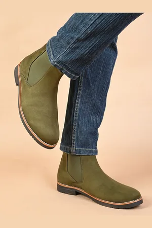 Styli Men Faux Suede Chelsea Boots