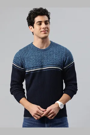 Pierre Carlo Men Colourblocked Pullover
