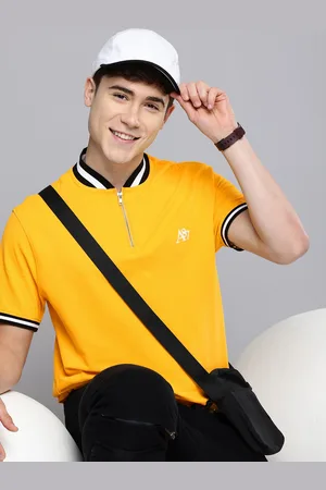 Aeropostale Mandarin Collar Pure Cotton T-shirt