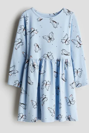 H&M Girls Printed Cotton Dress