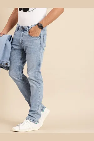 Being Human Men Straight Fit Light Fade Stretchable Jeans