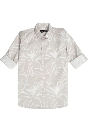 CAVIO Boys Comfort Opaque Printed Casual Shirt