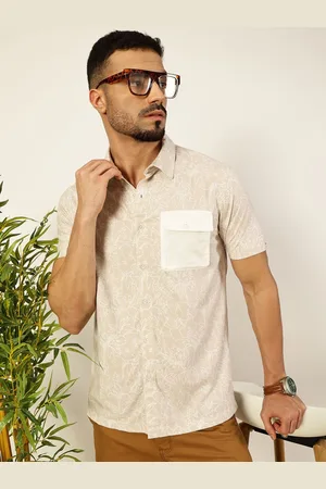 VALEN CLUB Men Premium Slim Fit Floral Opaque Casual Shirt