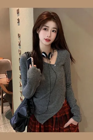 HERE&NOW Women Long Sleeves Casual Pullover