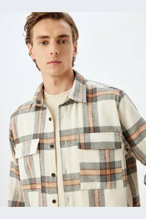 Koton Men Tartan Checks Opaque Checked Casual Shirt