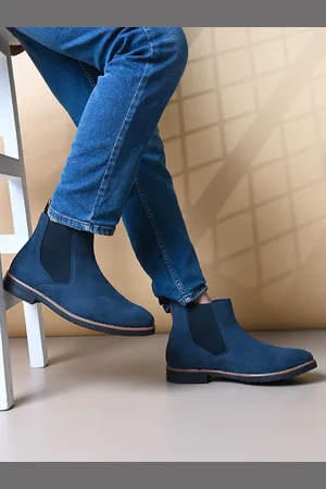 Styli Men Faux Suede Chelsea Boots