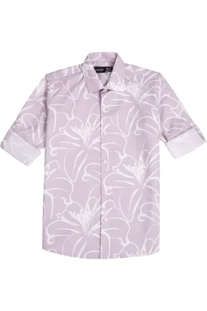 CAVIO Boys Comfort Opaque Printed Casual Shirt