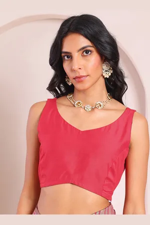 Saaki V-Neckline Saree Blouse