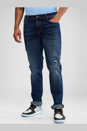 SPYKAR Men Regular Fit Low-Rise Light Fade Stretchable Jeans