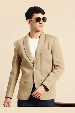 Mast & Harbour Notched Lapel Collar Regular Fit Blazer