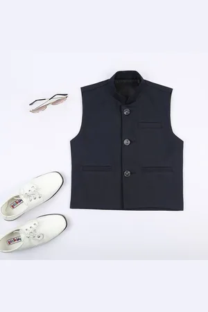 YK Boys Sleeveless Nehru Jackets