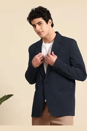 Mast & Harbour Notched Lapel Collar Regular Fit Blazer