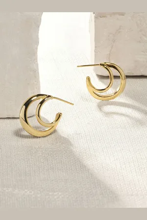 Accessorize Circular Half Hoop Earrings