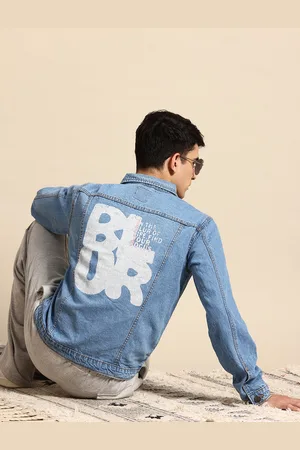 Mast & Harbour Printed Denim Jacket
