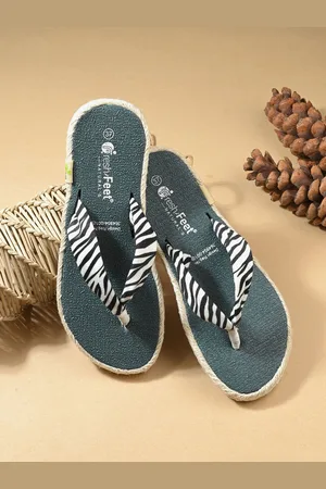 FRESH 1947 FEET Women Printed One Toe Flats