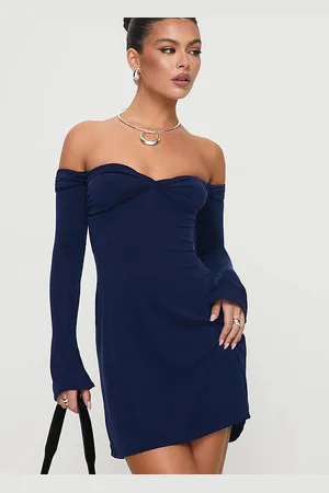 LULU & SKY Off-Shoulder Bodycon Mini Dress