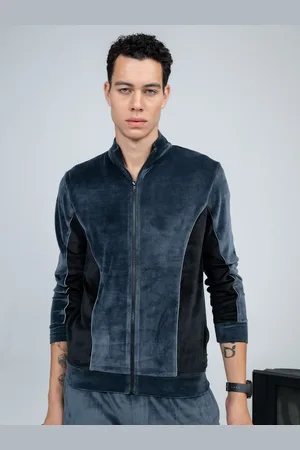 EDRIO Men Velour Long Sleeves Sweatshirt