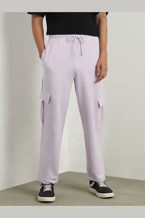 NOBERO Men Relaxed Fit Mid Rise Track Pants